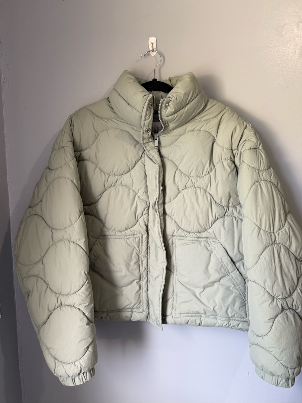 GAP light green parka size large